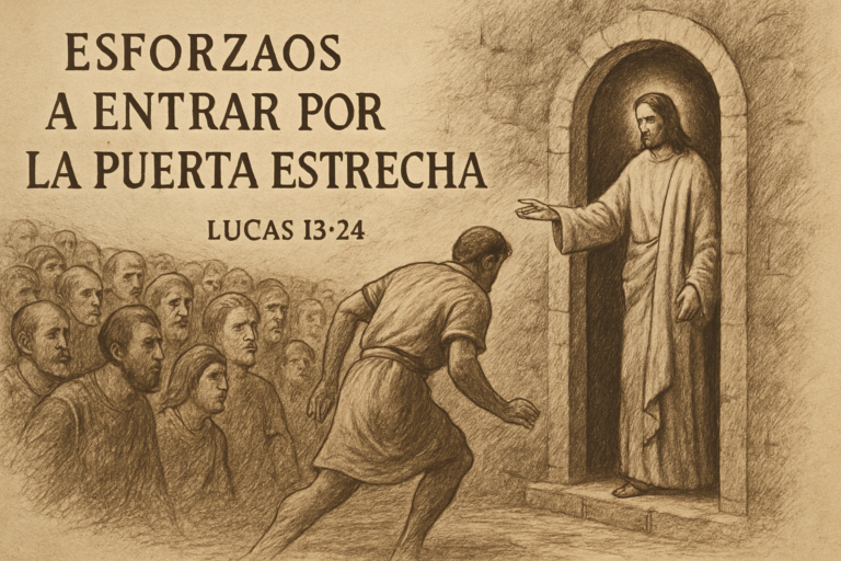 Bosquejo: Esforzaos a entrar por la puerta estrecha